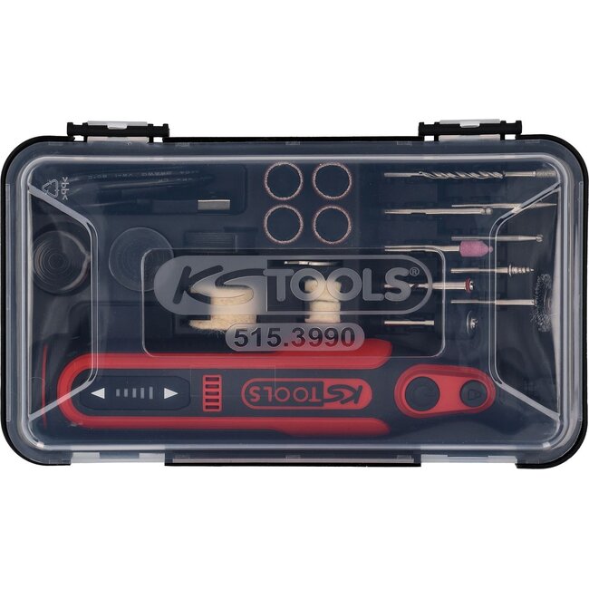 KS Tools Jeu d’outil multifonction eMONSTER sans fil avec 50 accessoires - 515.3990