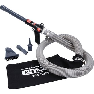 KS Tools Pneumatic suction and blow gun, 145mm