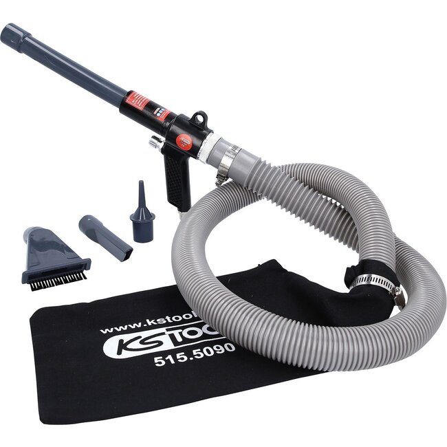 KS Tools Pneumatic suction and blow gun, 145mm - 515.5090