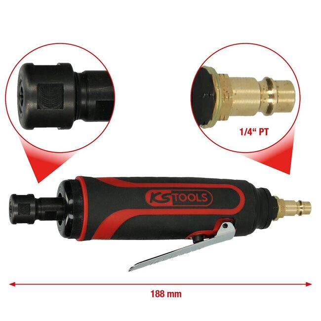 KS Tools Pneumatische staafslijper - 23.000omw/min - 515.5410