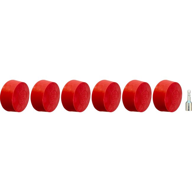 KS Tools Eraser disc for aluminium rims, conical, pack of 6 - 515.5476
