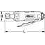 KS Tools SlimPOWER mini-pneumatic die grinder, straight - 515.5530