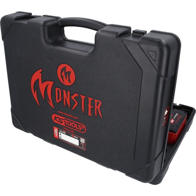 KS Tools eMONSTER 1/2" Brushless-Akku-Schlag-Schrauber-Satz, 9-tlg - 515.6100