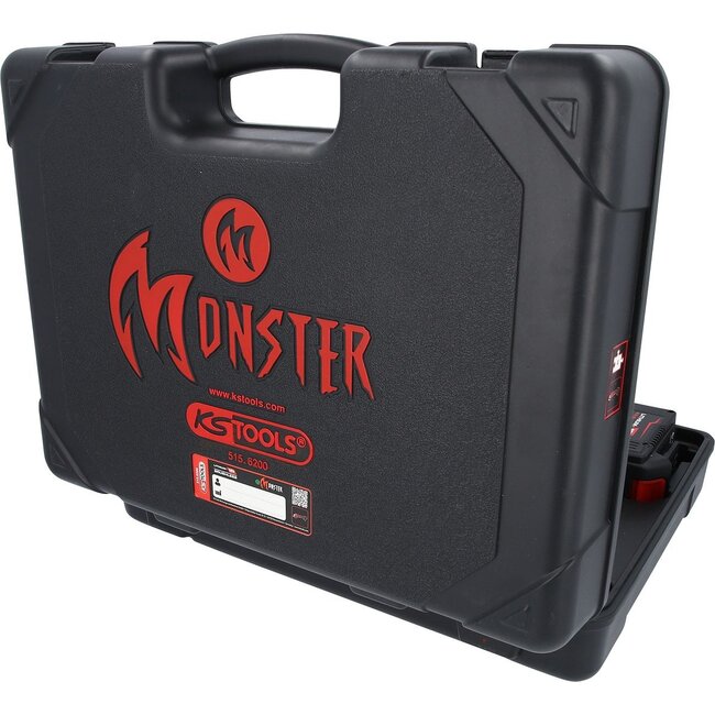 KS Tools eMONSTER Brushless-Akku-Winkelschleifer-Satz , 4-tlg - 515.6200