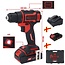 KS Tools eMONSTER brushless cordless screwdriver set with drill function, 4 pcs - 515.6400
