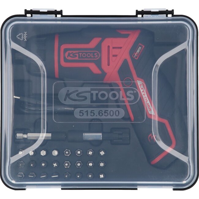 KS Tools eMONSTER 1/4" Akku-Bit-Schrauber-Satz, 27-tlg. - 515.6500