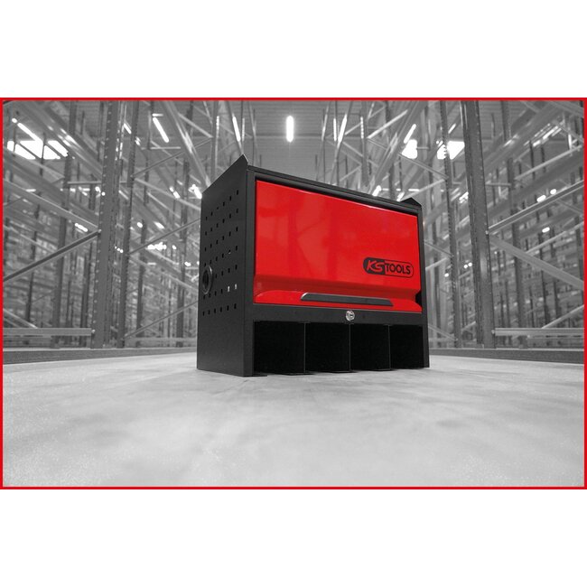 KS Tools eMONSTER tool cabinet for wall mounting with 1 door, H435xW480xD282mm - 515.6901