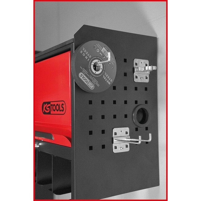 KS Tools eMONSTER tool cabinet for wall mounting with 1 door, H435xW480xD282mm - 515.6901