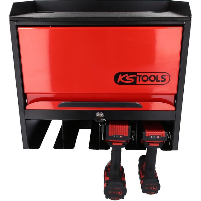 KS Tools eMONSTER tool cabinet for wall mounting with 1 door, H435xW480xD282mm - 515.6901