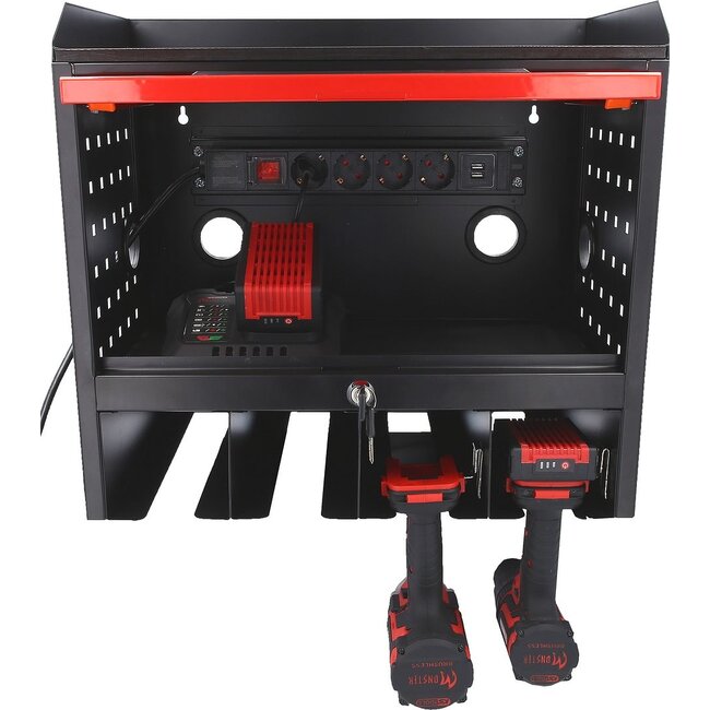 KS Tools eMONSTER Werkzeugschrank zur Wandmontage mit 1 Tür, H435xB480xT282mm - 515.6901