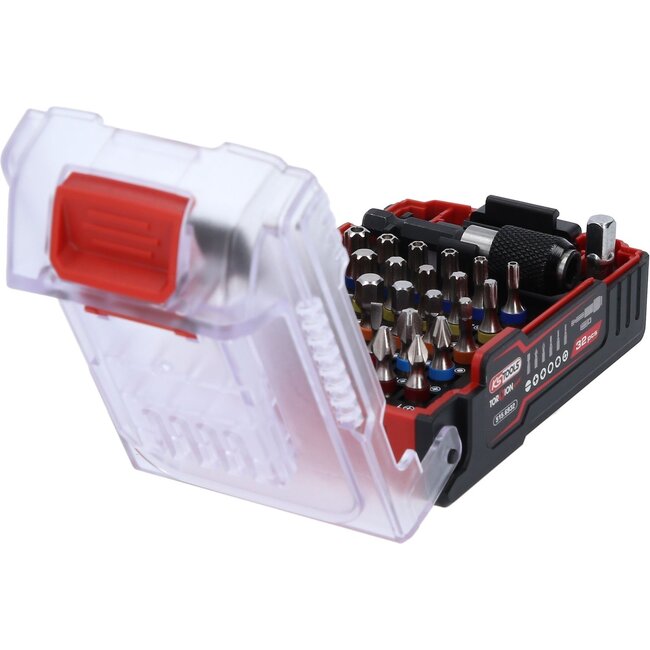 KS Tools 1/4" TORSIONpower bit box in eMONSTER design, 32 pcs - 515.6932