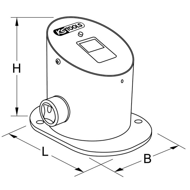 KS Tools Digitale Momentsleutel-Testapparaat - 5 - 500 Nm - 516.0100