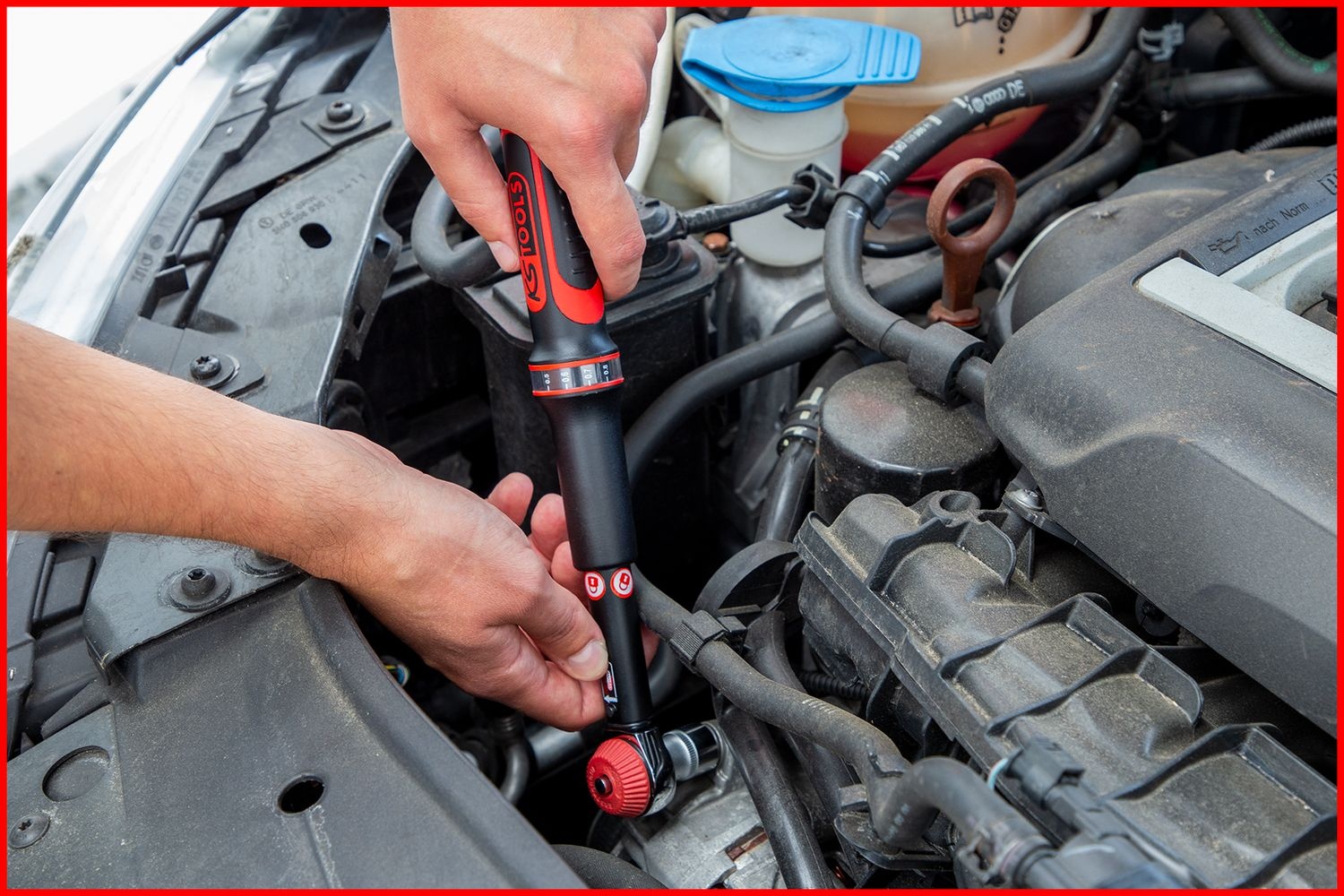 KS Tools 1/4" ERGOTORQUE®precision momentsleutel met ratel en draaiknop 1-5 Nm - 516.1402, foto 5 van 6