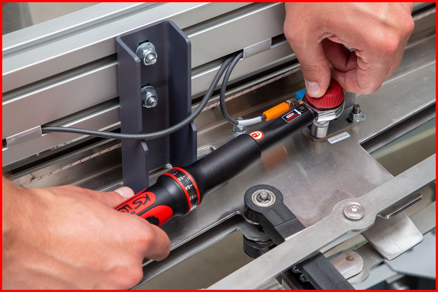 KS Tools 1/4" ERGOTORQUE®precision momentsleutel met ratel en draaiknop 1-5 Nm - 516.1402, foto 6 van 6