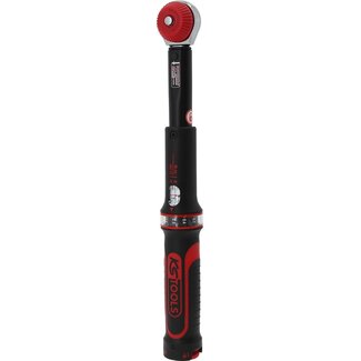 KS Tools 1/4" ERGOTORQUE®precision torque wrench with rotary mushroom ratchet head, 5-25Nm