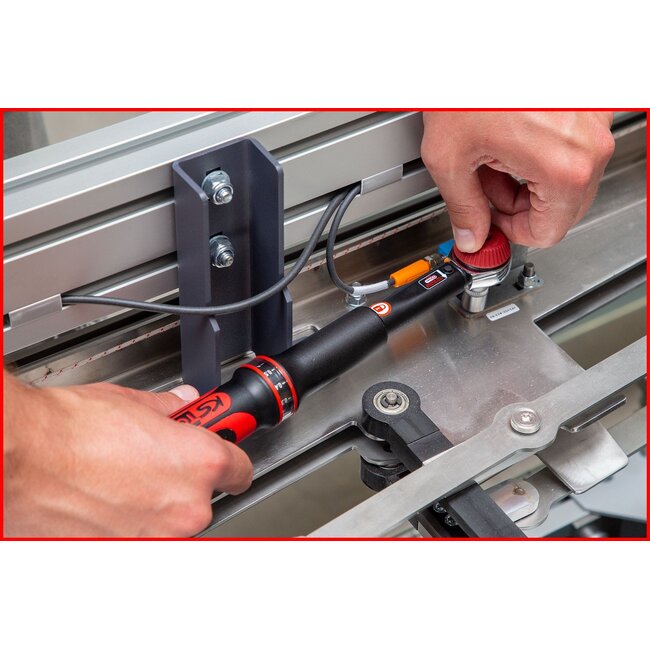 KS Tools 1/4" ERGOTORQUE®precision Ratschen-Drehmomentschlüssel Drehknopf, 5-25Nm - 516.1412