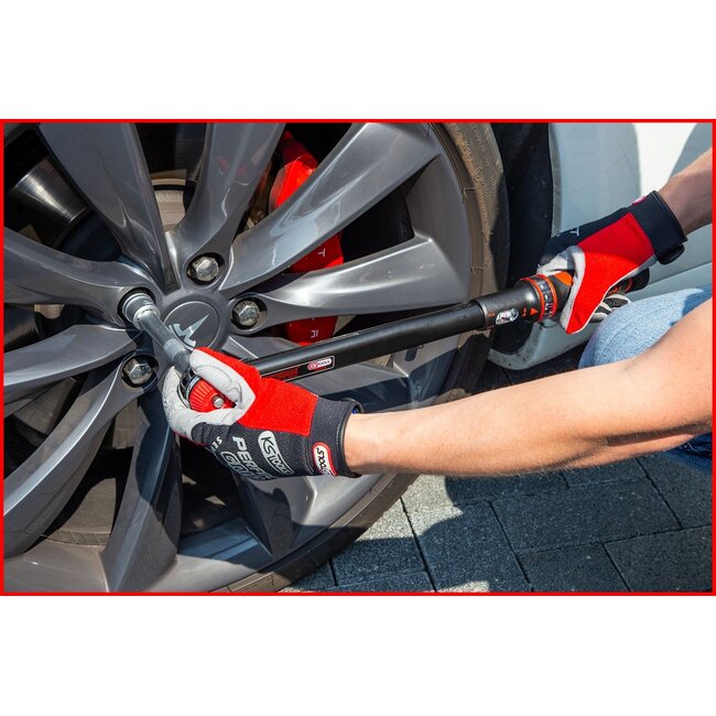 KS Tools 1/4" ERGOTORQUE®precision torque wrench with rotary mushroom ratchet head, 5-25Nm - 516.1412