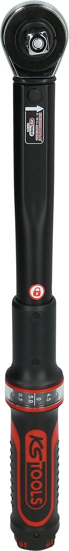 KS Tools 1/2" ERGOTORQUE®precision Momentsleutel met draaiknop-omsteek-ratelkop - 20-100Nm - 516.1432, foto 3 van 6