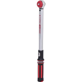KS Tools 1/2" ERGOTORQUEprecision Drehmomentschlüssel 40-200 Nm mit Quick-Lock Drehknopf-Umsteck-Ratschenkopf