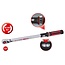KS Tools 1/2" ERGOTORQUE®precision Ratschen-Drehmomentschlüssel, 40-200Nm, rot - 516.6542