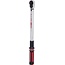 KS Tools 1/2" ERGOTORQUE®precision torque wrench with reversible ratchet head, 40-200Nm, red - 516.6542