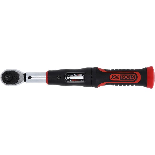 KS Tools 1/4" INFINITOOL torque wrench with reversible ratchet head, 1-5 Nm - 516.9002