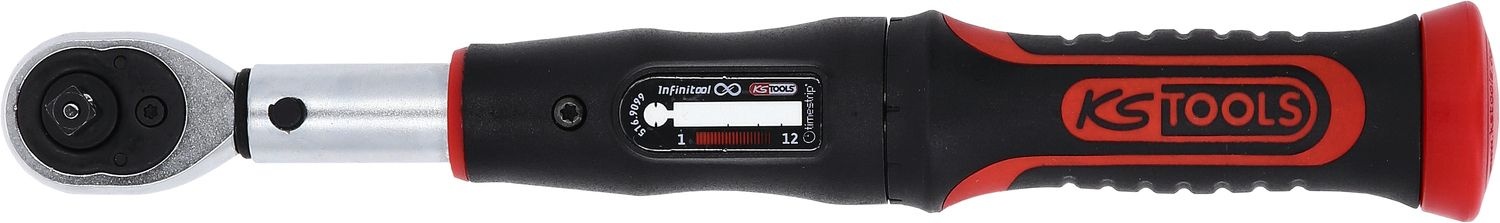 KS Tools 1/4" INFINITOOL Momentsleutel met omschakelbare ratelkop - 1-5 Nm - 516.9002, foto 6 van 6