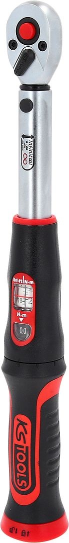 KS Tools 1/4" INFINITOOL Momentsleutel met omschakelbare ratelkop - 5-25 Nm - 516.9012, foto 4 van 6