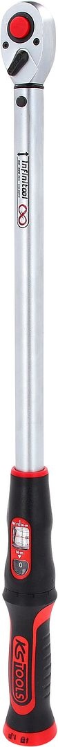 KS Tools 1/2" INFINITOOL Momentsleutel met omschakelbare ratelkop - 60-320 Nm - 516.9072, foto 4 van 6