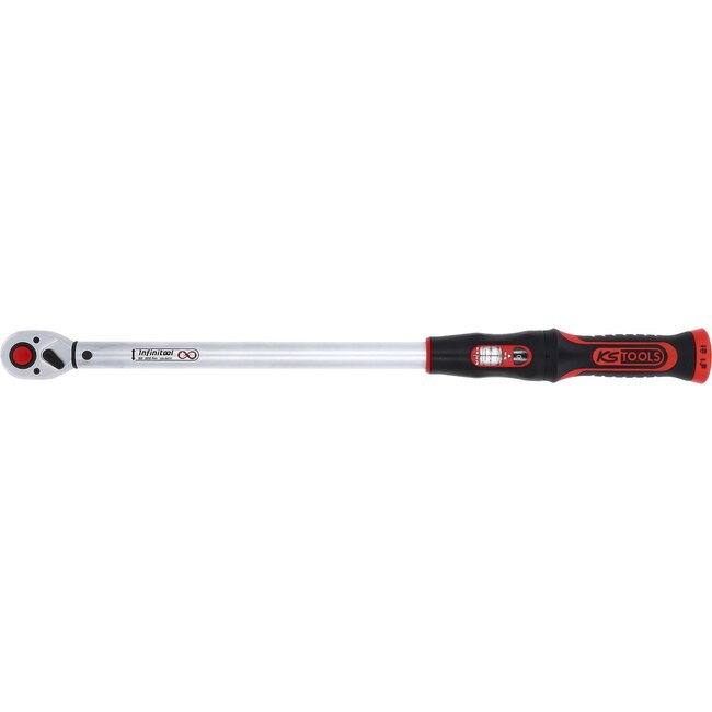 KS Tools 1/2" INFINITOOL torque wrench with reversible ratchet head, 60-320 Nm - 516.9072