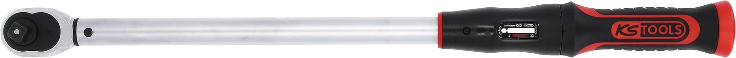 KS Tools 1/2" INFINITOOL Momentsleutel met omschakelbare ratelkop - 60-320 Nm - 516.9072, foto 6 van 6