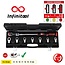 KS Tools 14x18mm INFINITOOL torque wrench toolkit with retangular tool holder 20-200Nm, 9 pcs - 516.9105