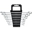 KS Tools Combination spanners set, offset, 8 pcs 8-19mm - 517.0048