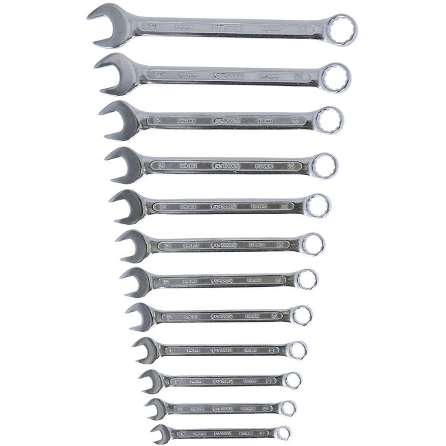 KS Tools Combination wrenches set, offset, 12 pcs 8-19mm - 517.0052