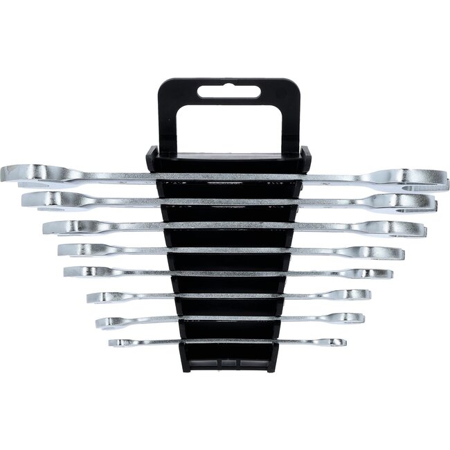 KS Tools Double open ended spanner set, 8 pcs, 6x7-20x22mm - 517.0148