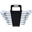 KS Tools Double open ended spanner set, 8 pcs, 6x7-20x22mm - 517.0148