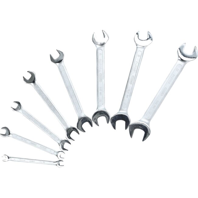 KS Tools Jeu de clés à fourche, 8 pcs, 6x7-20x22mm - 517.0148