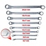 KS Tools Double ring wrench set, offset, 8 pcs 6-22mm - 517.0248