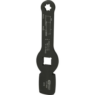 KS Tools 3/4" Slogging Torx-E wrench with 2 striking faces, E18