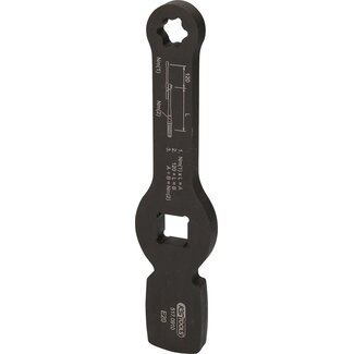 KS Tools 3/4" Slogging Torx-E spanner with 2 striking faces, E20