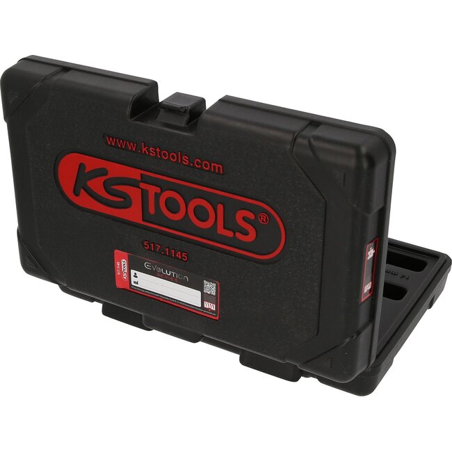 KS Tools Jeu de douilles pour bougies d’allumage 3/8", 4 pcs, magnétiques avec articulation – 517.1145