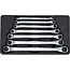 KS Tools RESCUEpower Double ended ring spanner offset set 7 pcs 6-19mm  - 517.1555