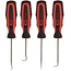 KS Tools Hook tool set, 4 pcs - 550.1045