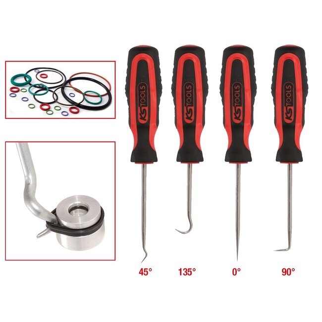 KS Tools Hook tool set, 4 pcs - 550.1045