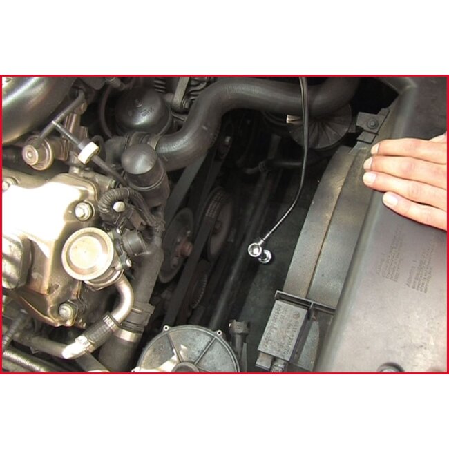 KS Tools Flexibele en telescoop-magneethouder en inspectiespiegelset - 6 - delig - 550.1090