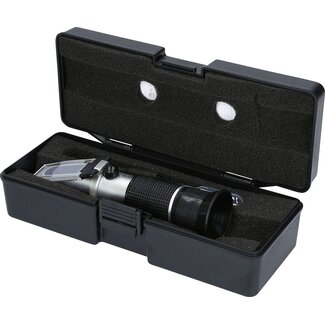 KS Tools Refraktometer - optisches Prüfgerät für Batterieflüssigkeit, Frostschutzmittel und AdBlue®-Zusätze