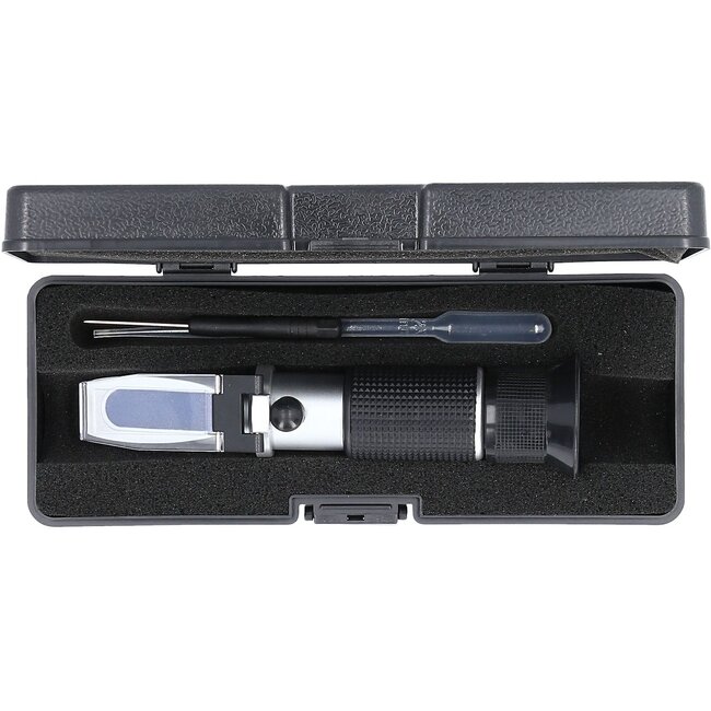 KS Tools Refractometer - optical tester for battery fluid and antifreeze - 550.1290