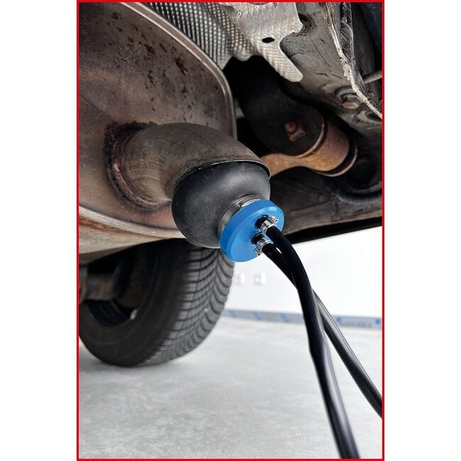 KS Tools Rookmachine voor lekdetectie. met 2 Ah accu - 36 - delig - 550.1470