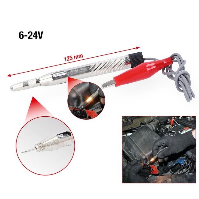 KS Tools Test lamp, 6-24V - 550.1504