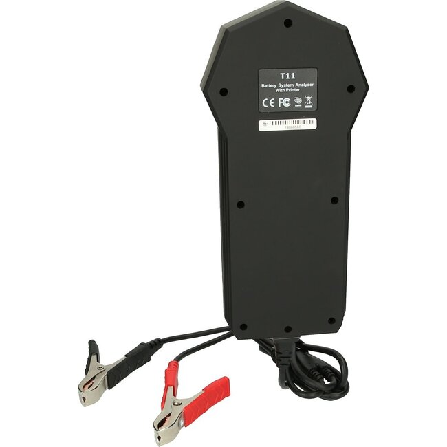 KS Tools 12V / 24V Digital-Batterie- und Ladesystemtester mit integriertem Drucker - 550.1649